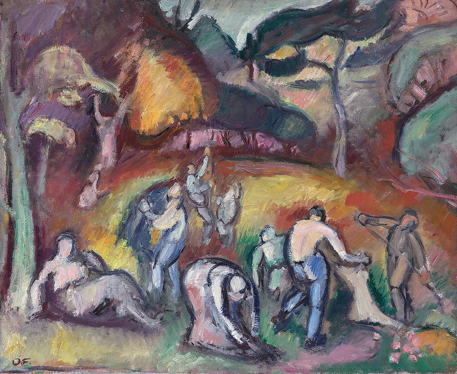 Отон Фриез. «Осенние работы», 1907. Государственный Эрмитаж