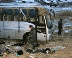 В Нижегородской обл. жертвами столкновения автобуса и грузовика стали 3 человека