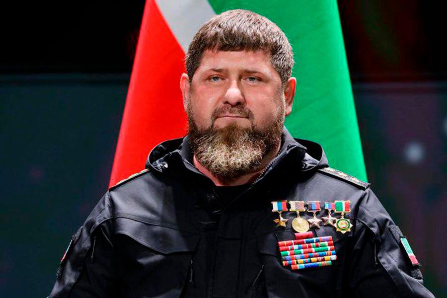 Рамзан Кадыров во время получения звания&nbsp;Героя Чеченской Республики, 2023 год