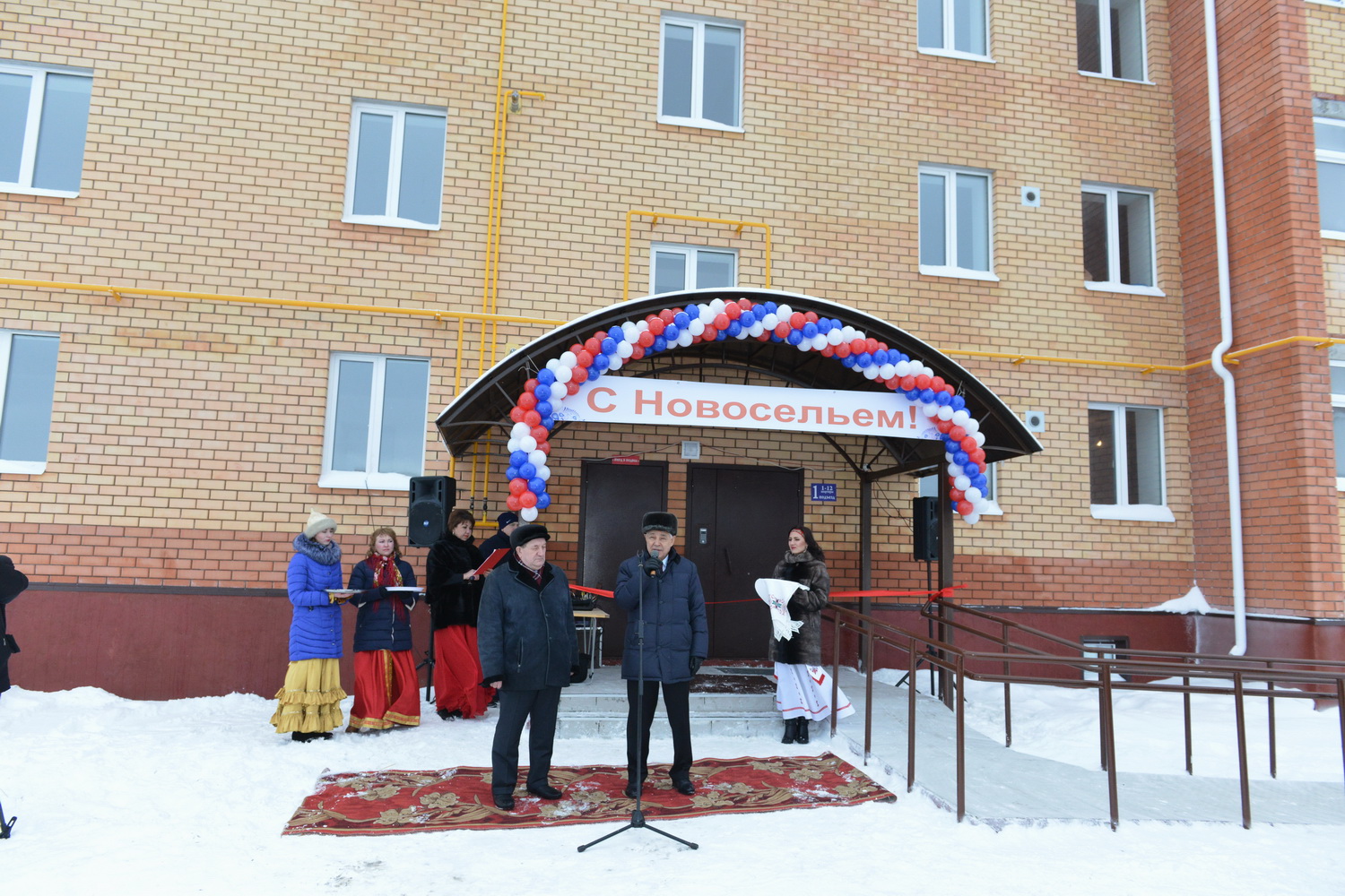 Госжилфонд сдал жилой дом для соципотечников Апастовского района