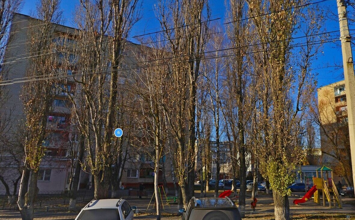 Здание общежития в Белгороде (Изображение: &laquo;Яндекс.Карты&raquo;)