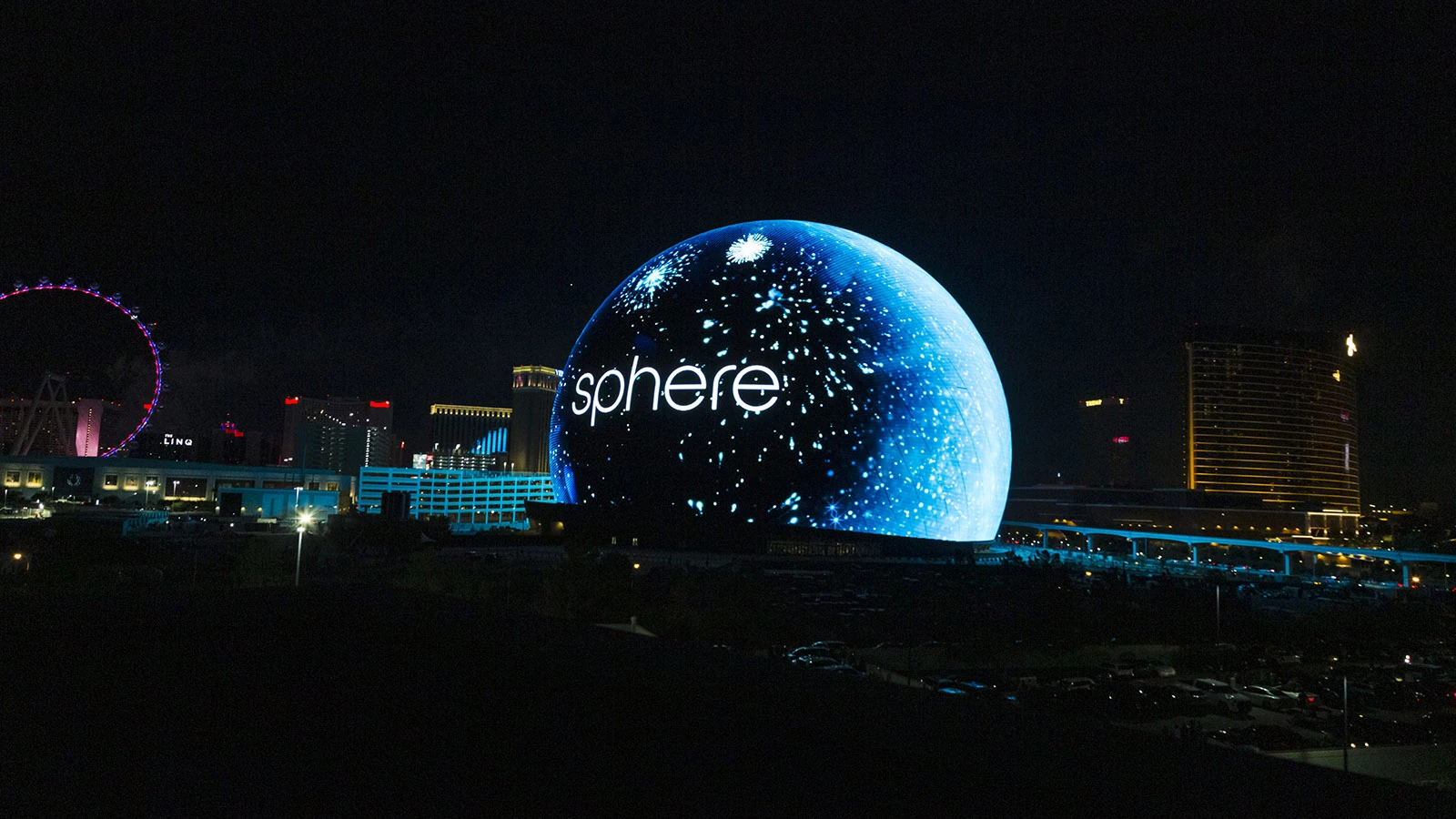 <p>Сферический комплекс MSG Sphere в Лас-Вегасе</p>