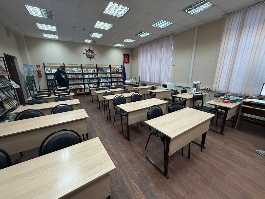 Пункт помощи в Мурманске