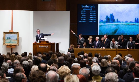 Аукционный дом Sotheby's провел в Нью-Йорке аукцион импрессионистов