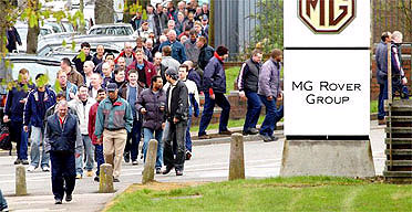 MG Rover – продано!
