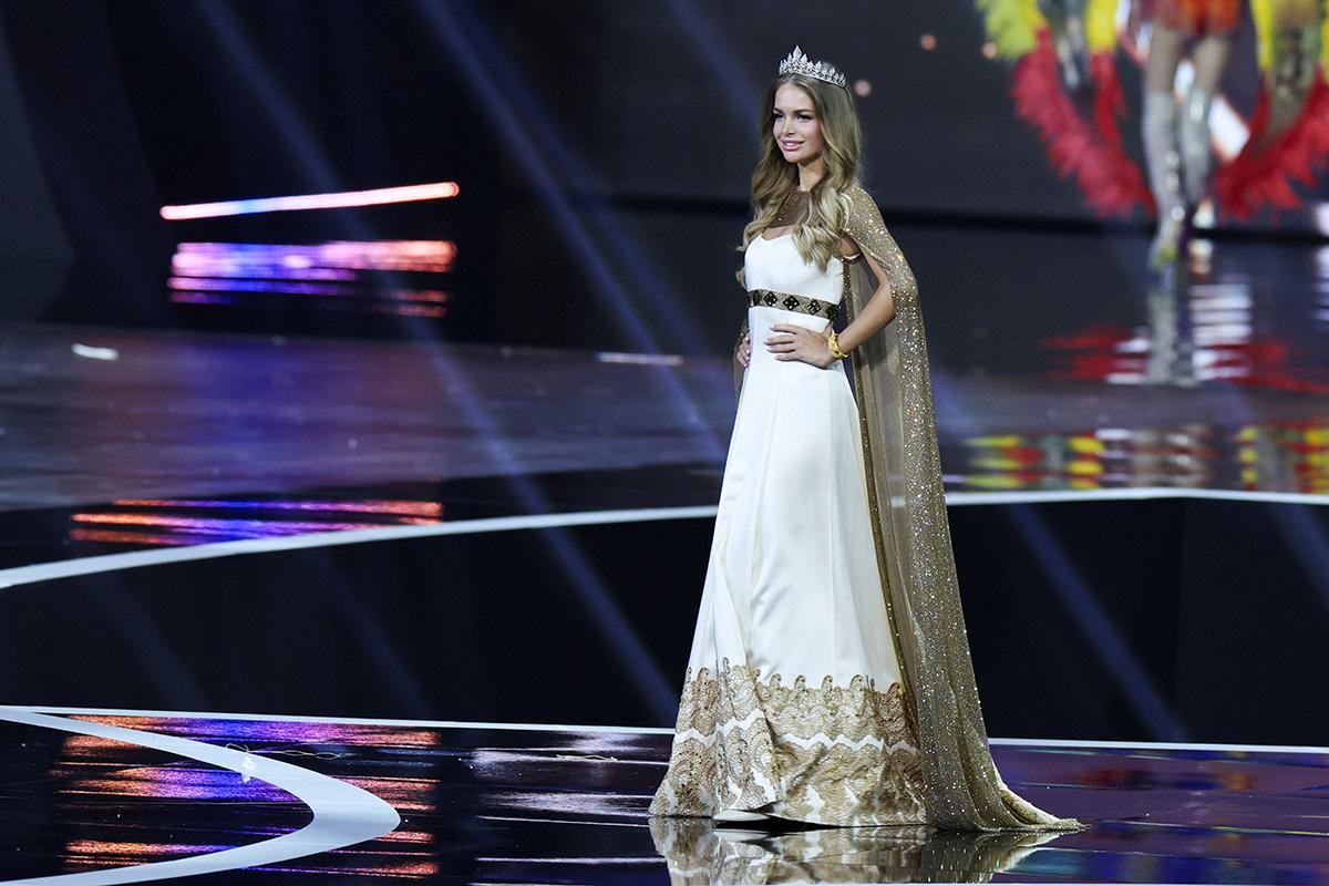 Представительница России Анастасия Венза во время 74-го конкурса красоты «Мисс Вселенная»