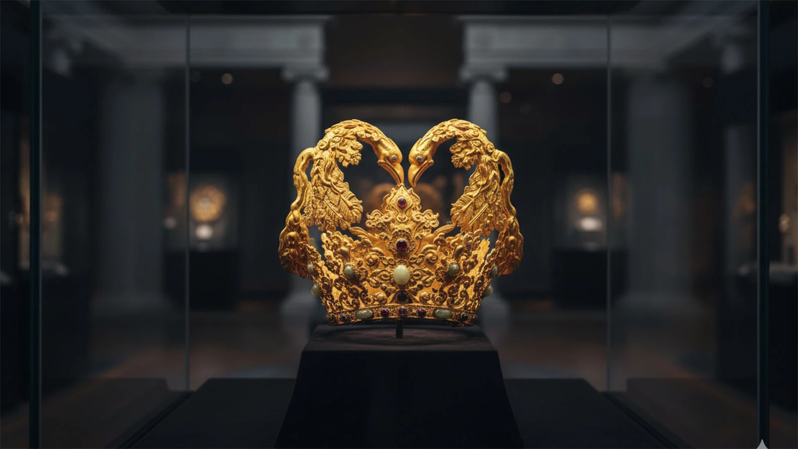 В Пекине ребенок уронил на выставке многомиллионный экспонат