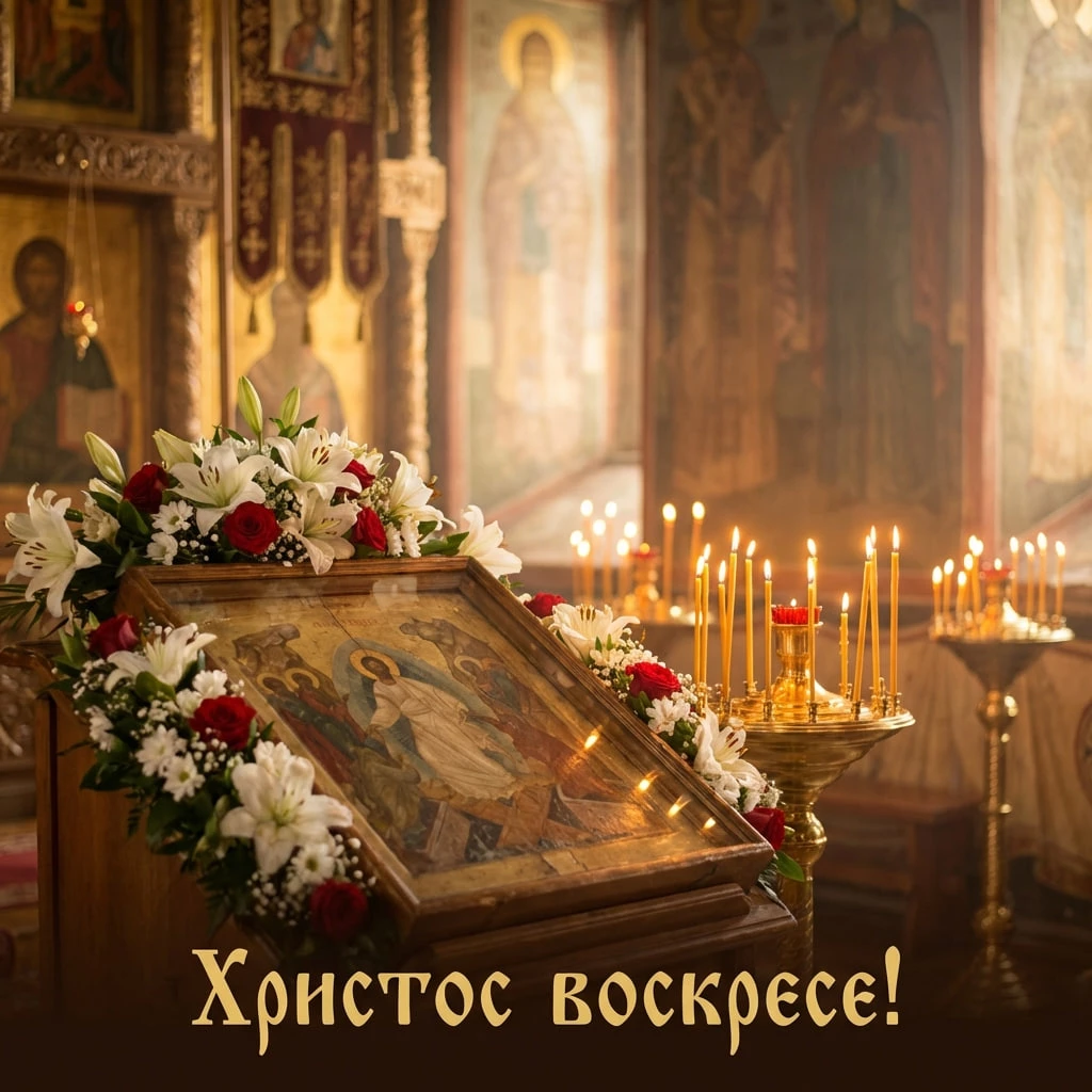 Открытки с Пасхой-2026 для родных и близких