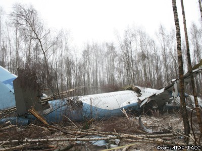 В Домодедово потерпел крушение самолет Ту-204