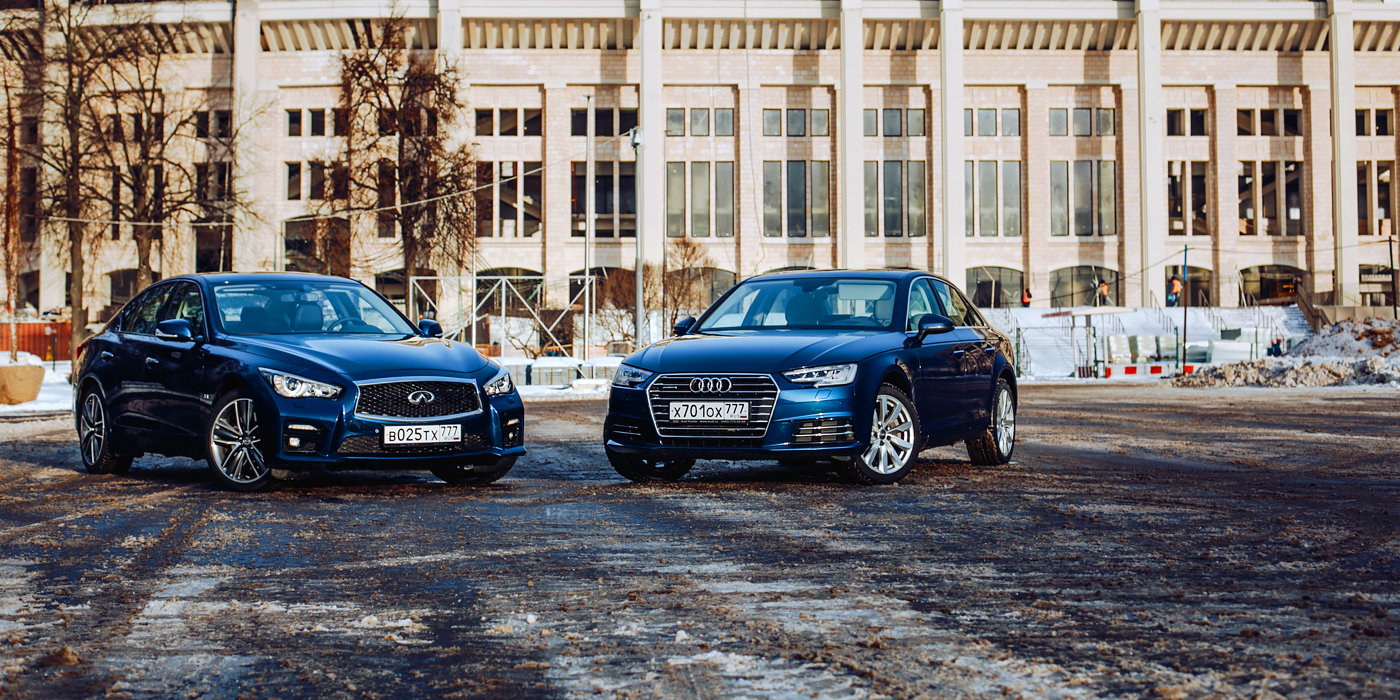 Без лишних букв. Audi A4 против Infiniti Q50