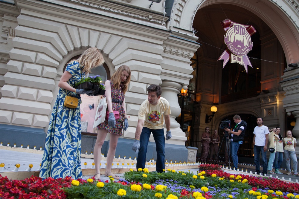 В ГУМе состоялось открытие Фестиваля цветов