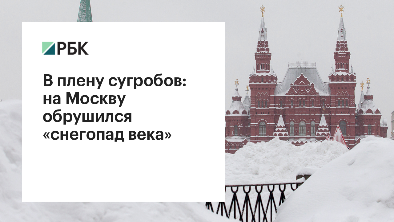 Собянин не увидел коллапса из-за «снегопада столетия» в Москве