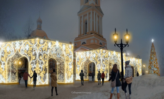 Фото: опубликованы проекты новогодних декораций в Перми на 39 млн руб.