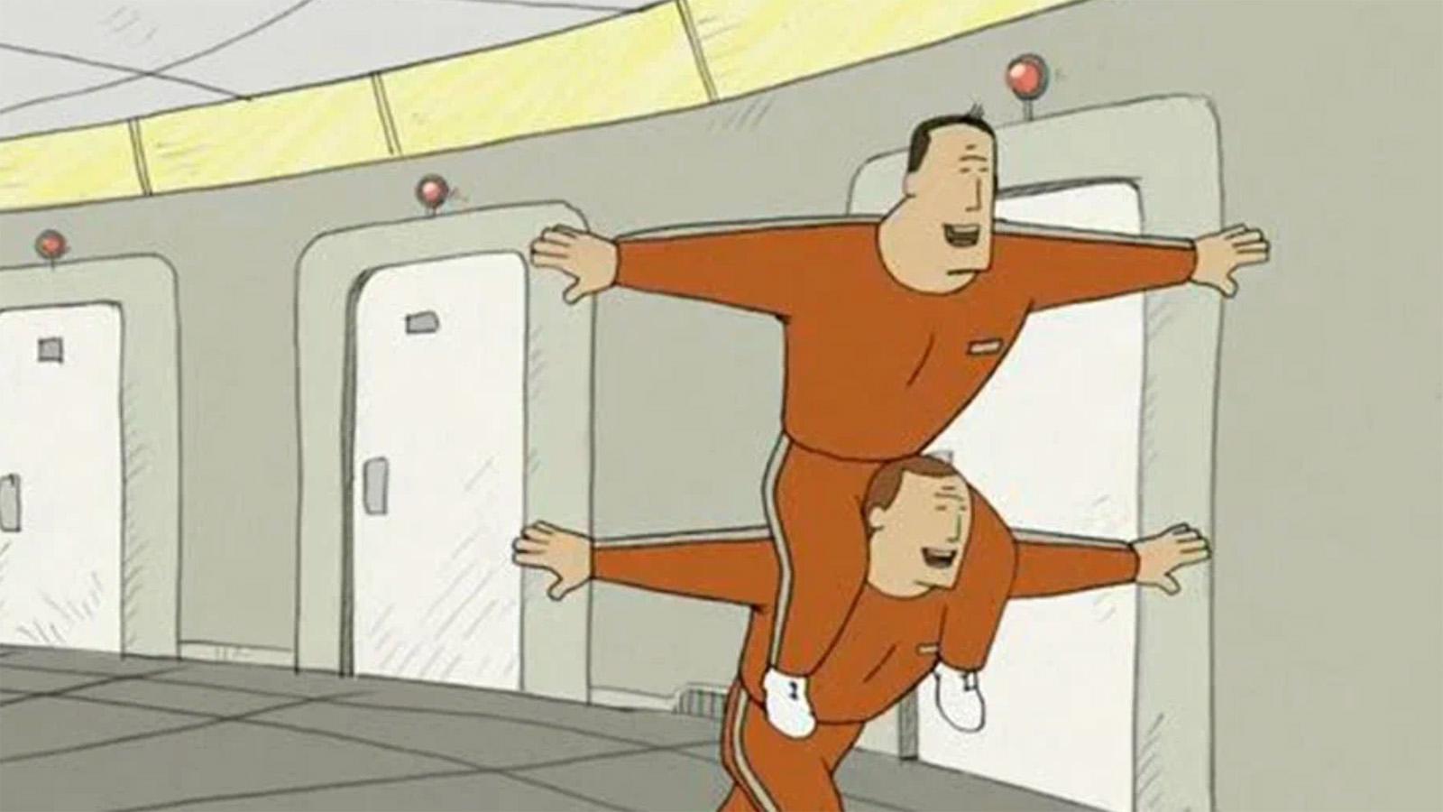 Кадр из анимационного фильма «Мы не можем жить без космоса»