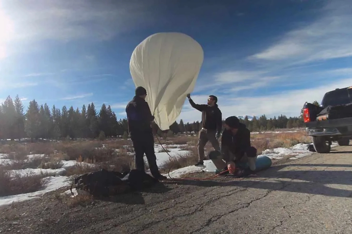 <p>Воздушные шары были отправлены из Южной Калифорнии, Лас-Вегаса, горного хребта Сьерра Невада и окрестностей Гранд-Каньона</p>
