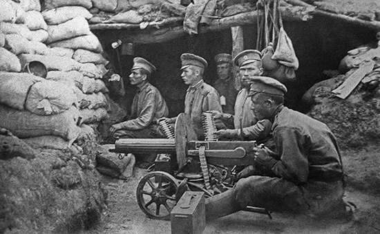 Русские солдаты Первой Мировой войны
