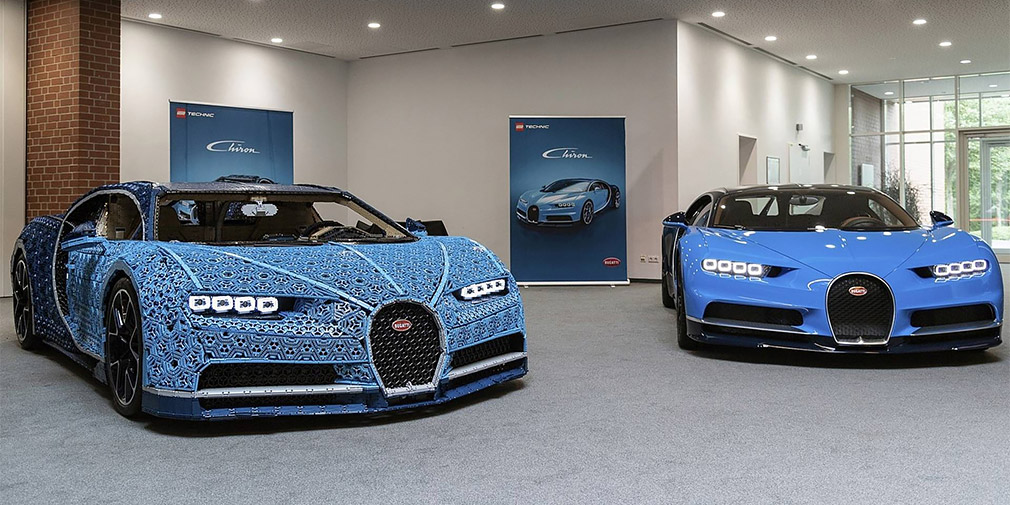 Lego привезет в Россию полноразмерную копию гиперкара Bugatti Chiron