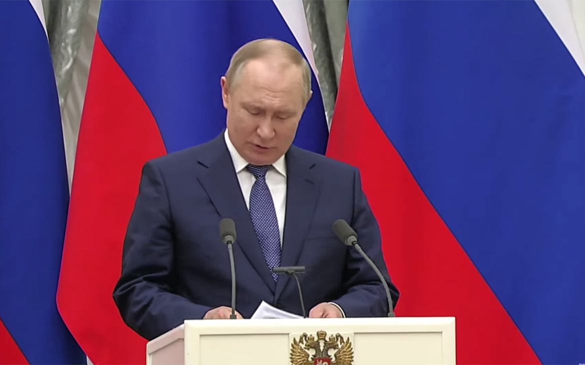Путин заявил о взятии Киевом курса на демонтаж минских договоренностей