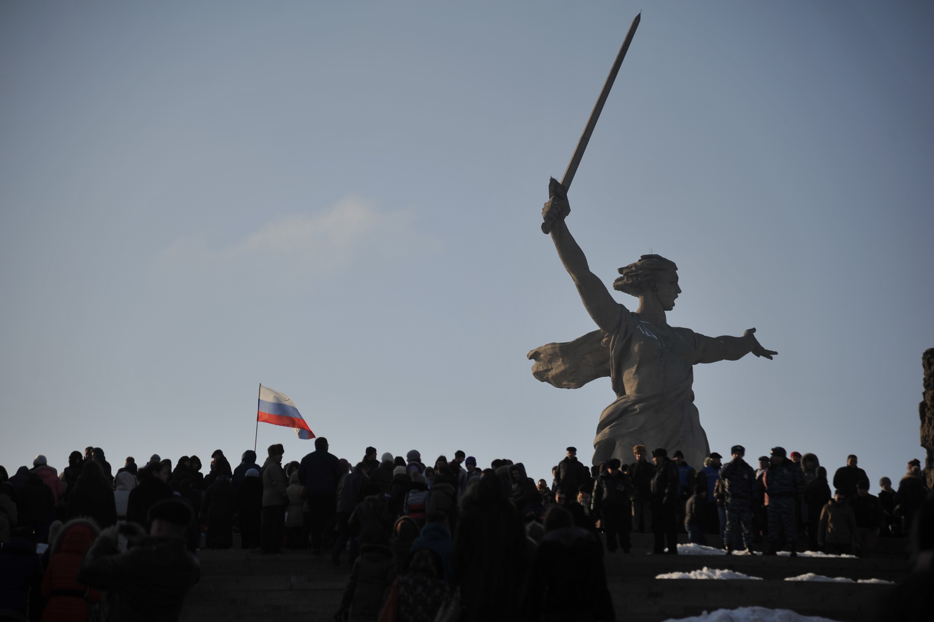5 тысяч человек вышли на митинг в поддержку Украины в Волгограде