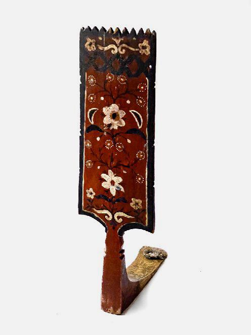 Корневая прялка (Новгородская школа), середина XIX — начало XX в.