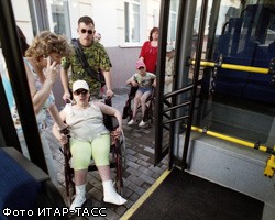 Все московские автобусы заменят на удобные для инвалидов