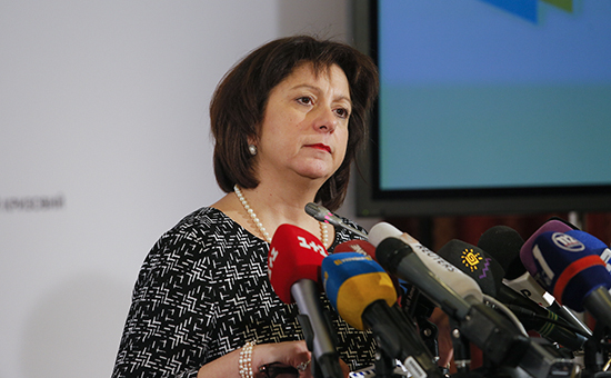Министр&nbsp;финансов Украины Наталья Яресько