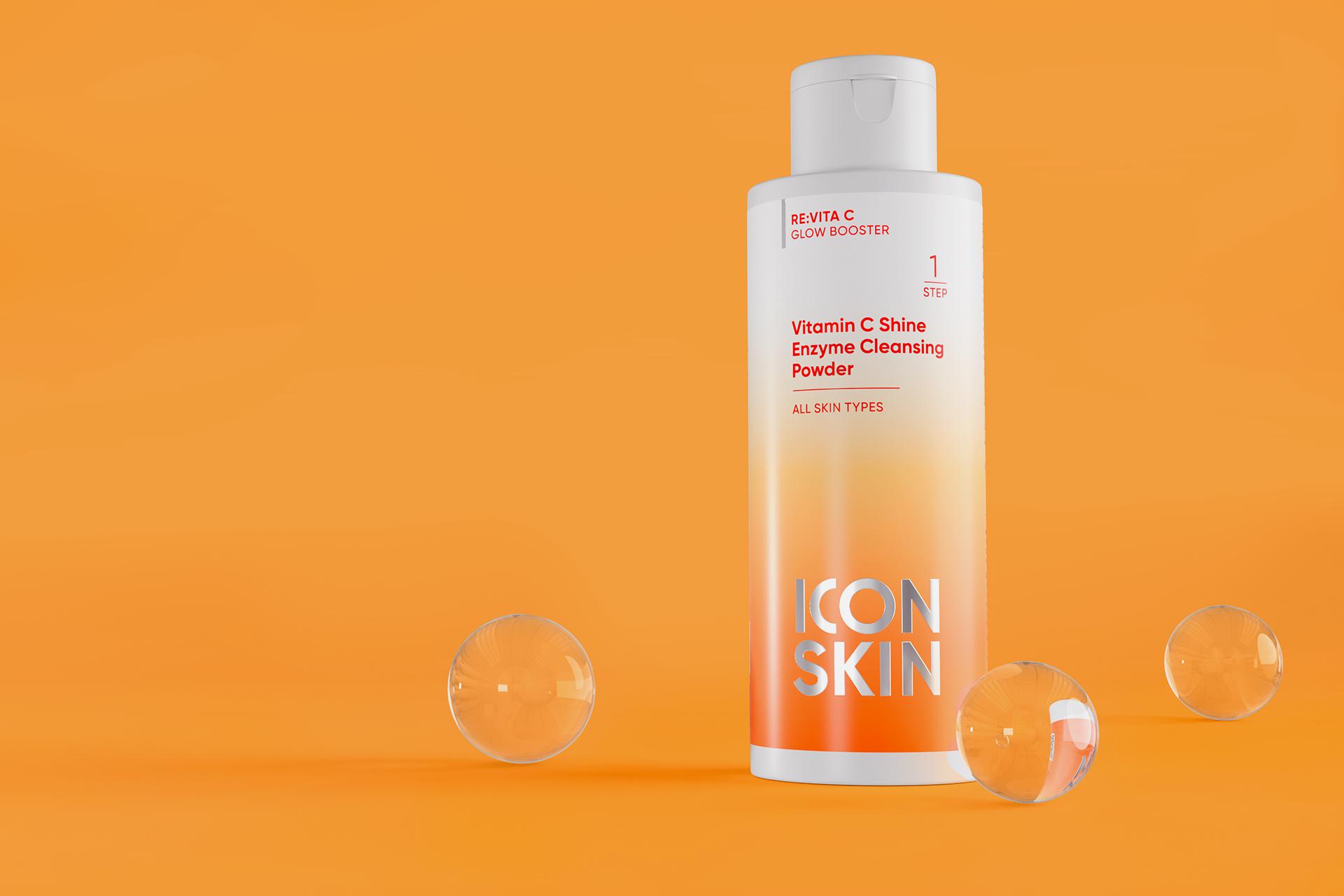 Энзимная пудра для лица Vitamin C Shine для всех типов кожи с витамином С, Icon Skin, 1281 руб. (Ozon)