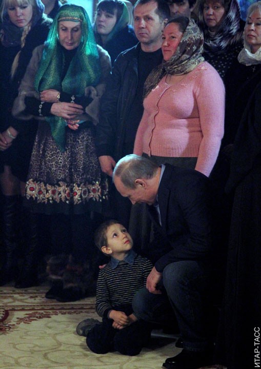 Путин. Мальчик. Рождество