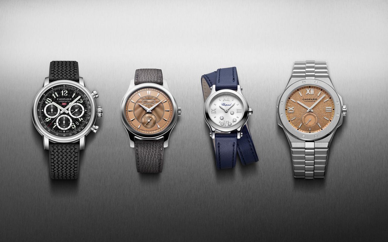 Часы Mille Miglia, часы L.U.C 1860, часы Happy Sport, часы Alpine Eagle 41 XPS,&nbsp;Chopard