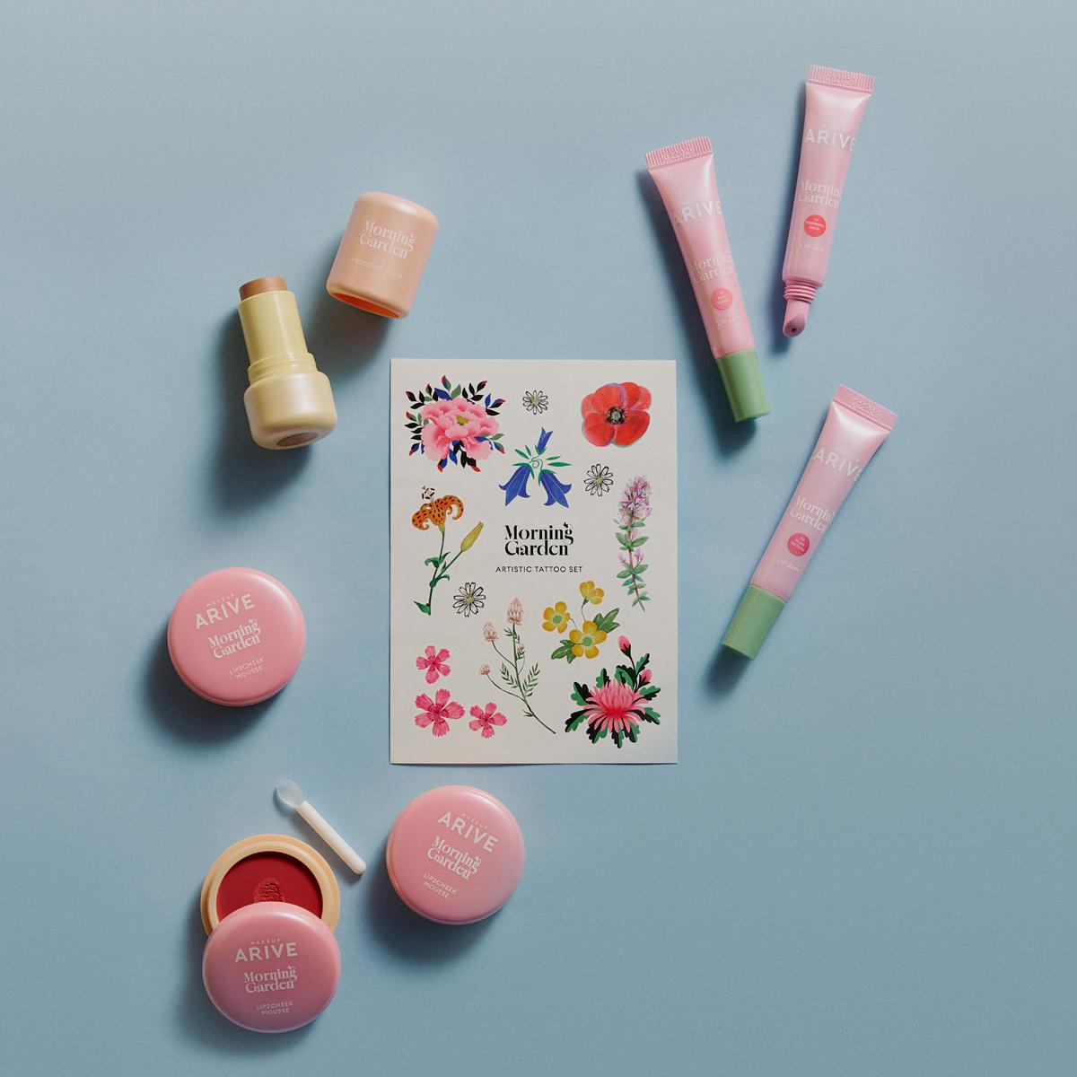 Летняя&nbsp;коллекция&nbsp;Morning Garden,&nbsp;Arive Makeup