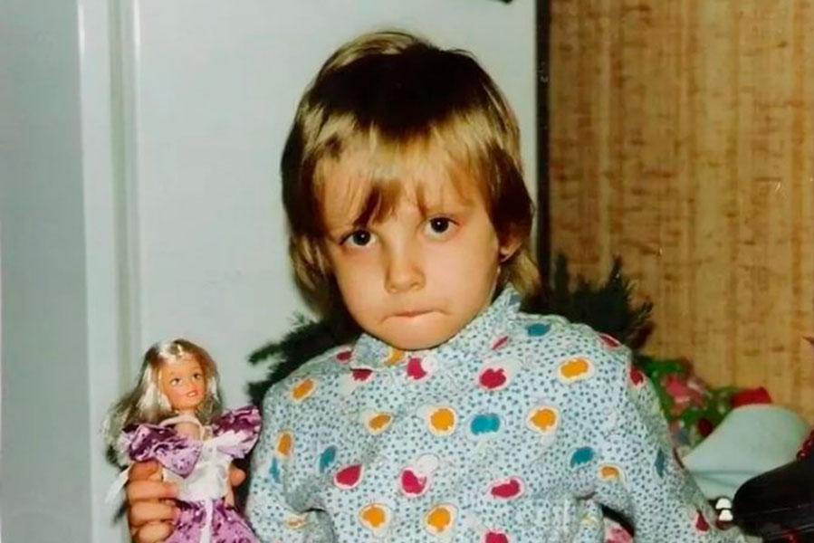Полина Максимова в детстве