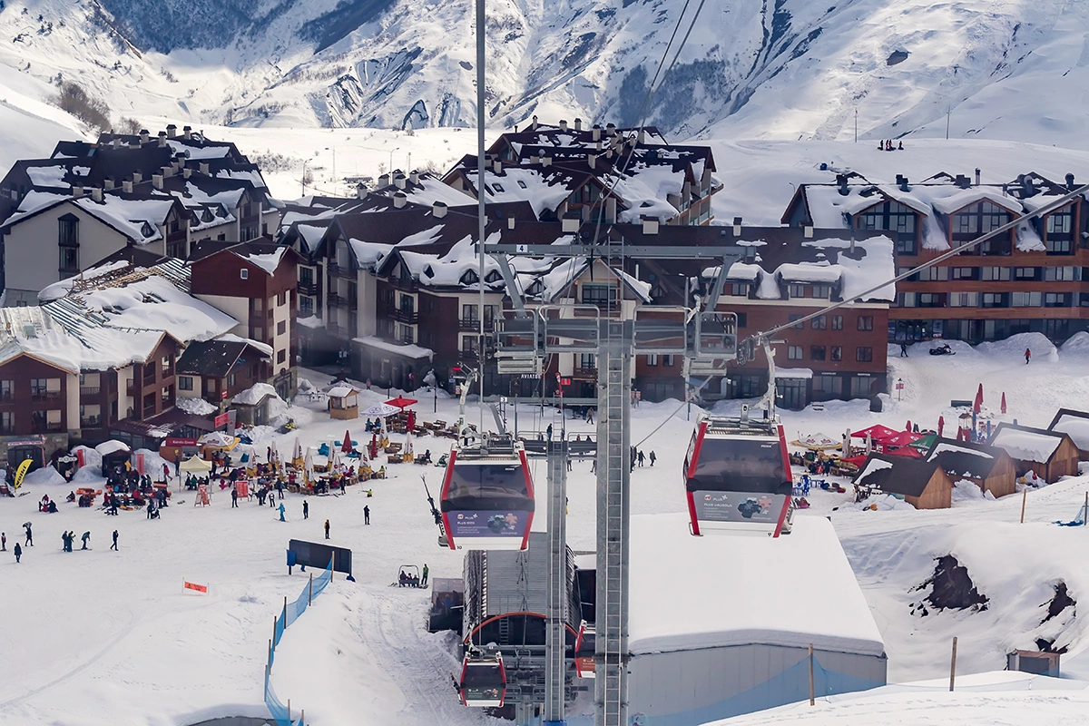 Канатная дорога Гудаури, Грузия