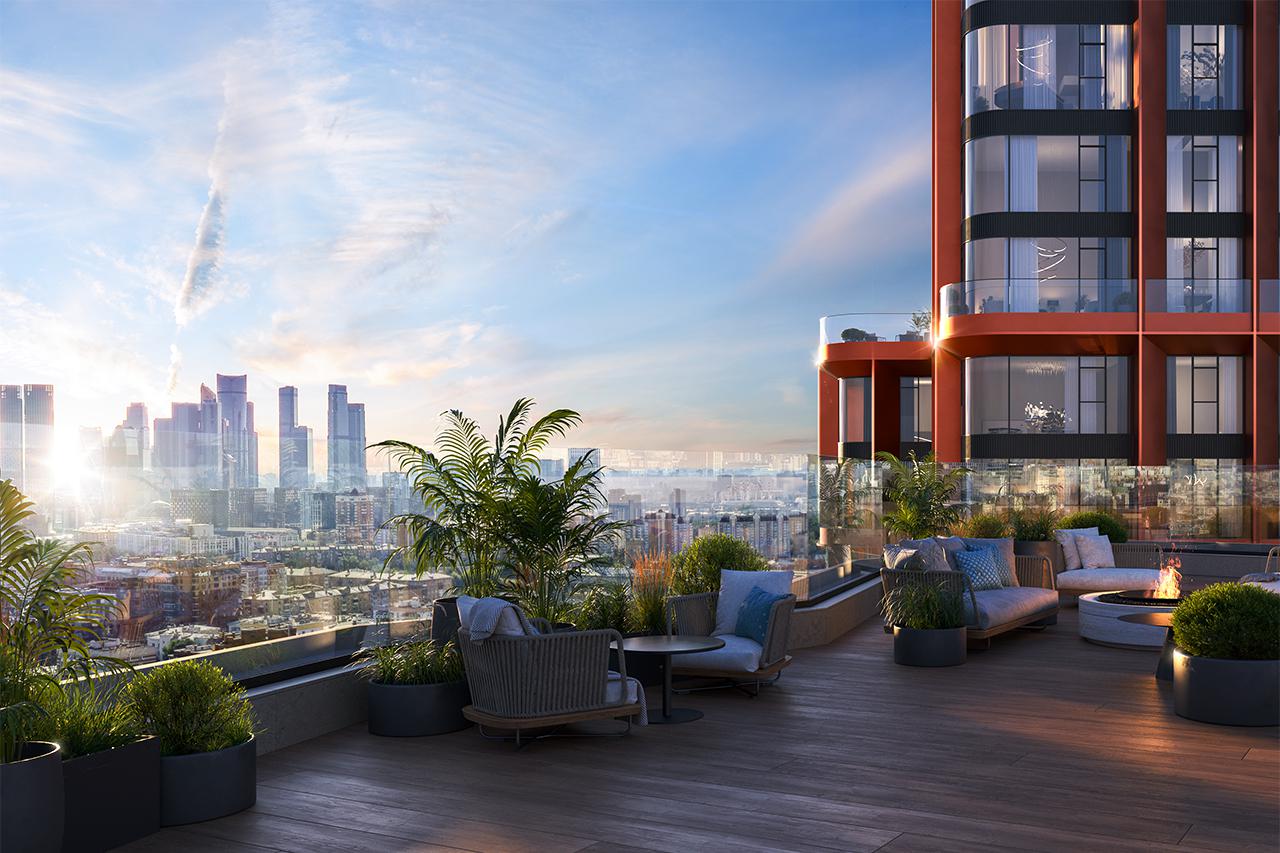 В элитном квартале «Тишинский бульвар» 14 домов. Между тремя приватными дворами проложен прогулочный бульвар