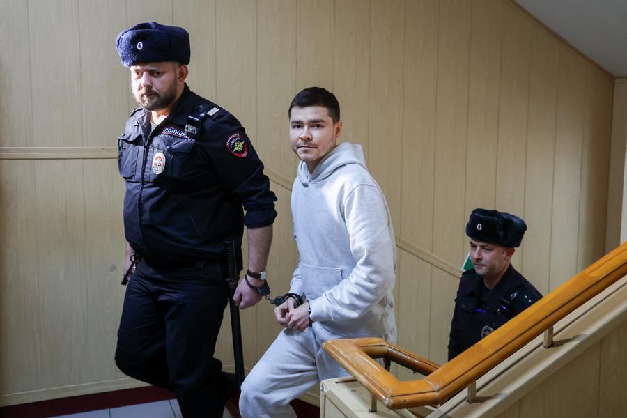 Аяз Шабутдинов&nbsp;в Таганском районном суде, 2023 год