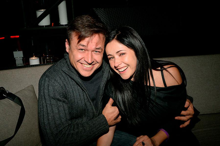 Любовь Тихомирова со своим мужем Ласло Долинским, 2013 год