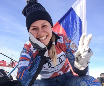Анастасия является основным кандидатом в женскую сборную России по ски-кроссу на Олимпийские игры-2018