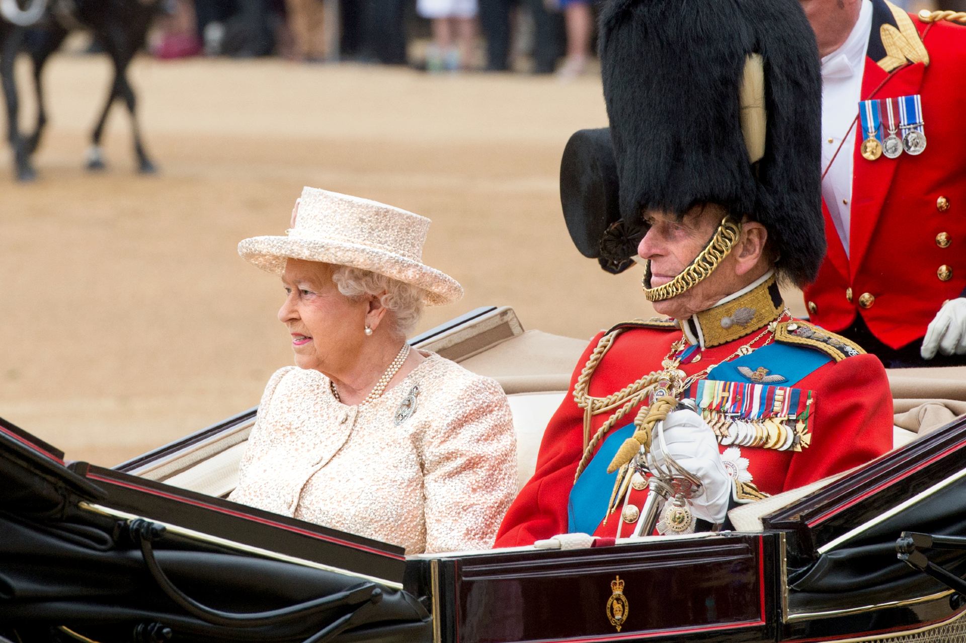 На параде цветов королевы Елизаветы II&nbsp;в Лондоне, 2015 год
