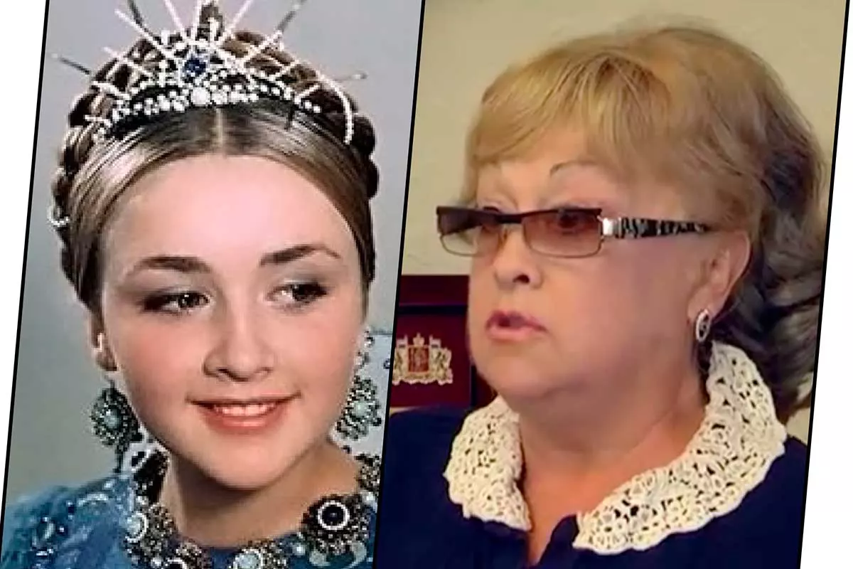 Татьяна Клюева в фильме «Варвара-краса, длинная коса» (1970 год) и в 2016 году