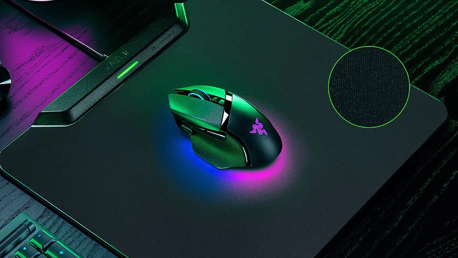Система беспроводной зарядки мыши HyperFlux V2