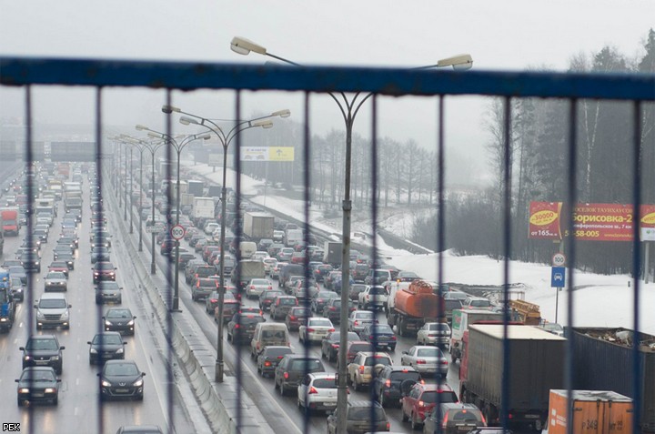 В Москве сложилась критическая дорожная обстановка