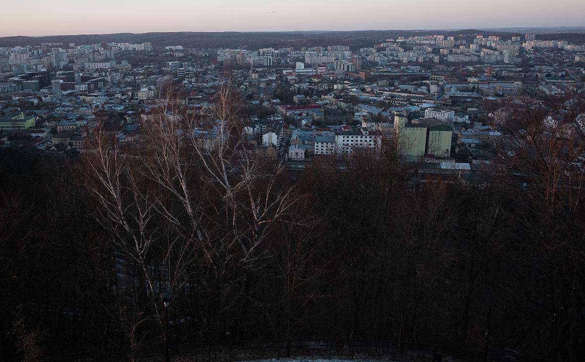 Вид на город Львов