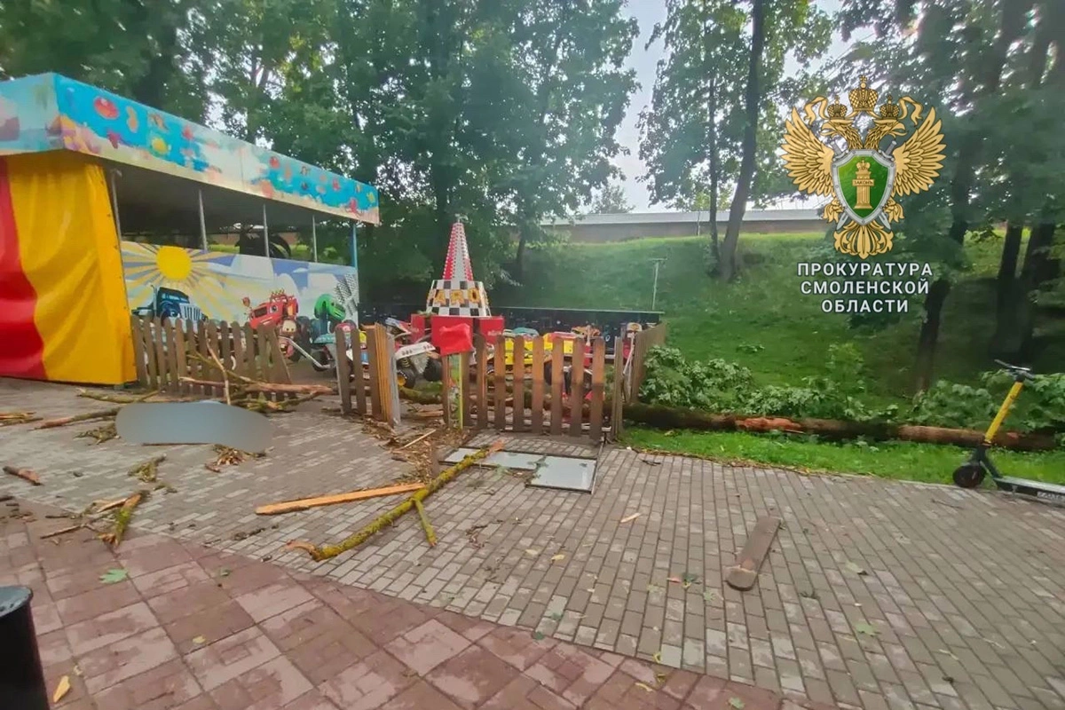В результате непогоды в Смоленске погибли два человека