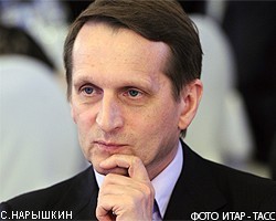 С.Нарышкин призвал Петербург перевести транзитные грузоперевозки в область