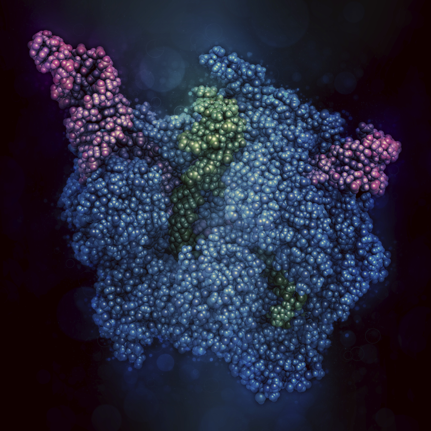 Компьютерная иллюстрация белка CRISPR/Сas9
