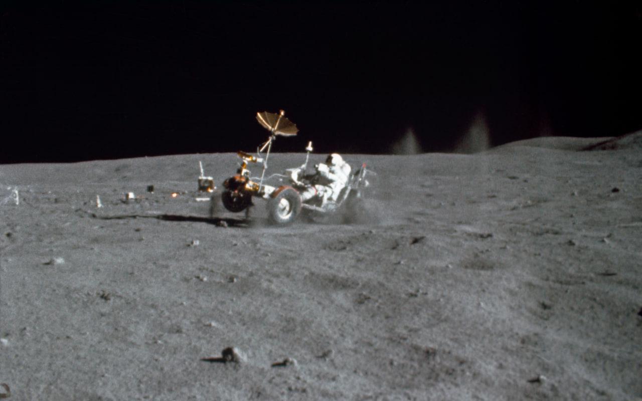 Ровер NASA на Луне, 1972 г.