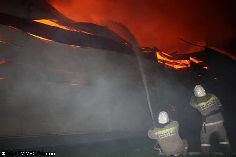 Завод специй сгорел в Новгородской области