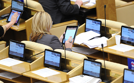 Депутаты на пленарном заседании Госдумы РФ, 2012 год
&nbsp;