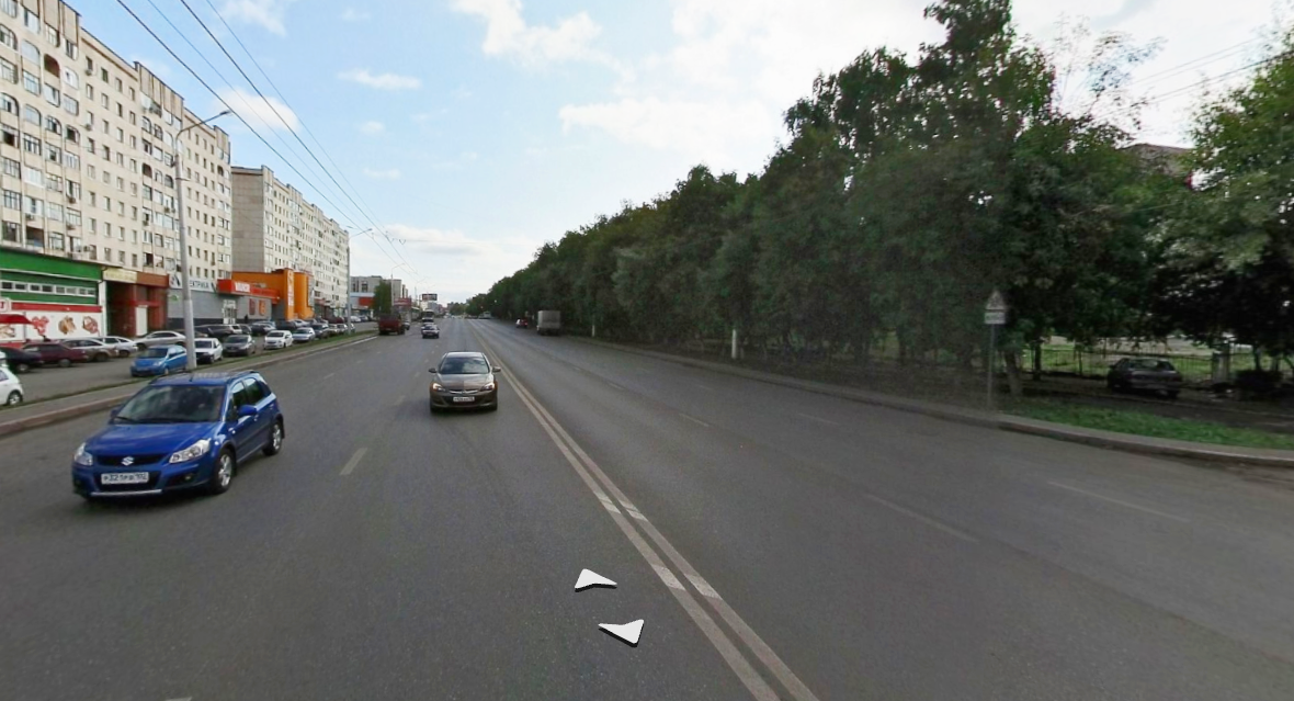 Улица Российская, по которой планируют проложить трамвайные пути.&nbsp;