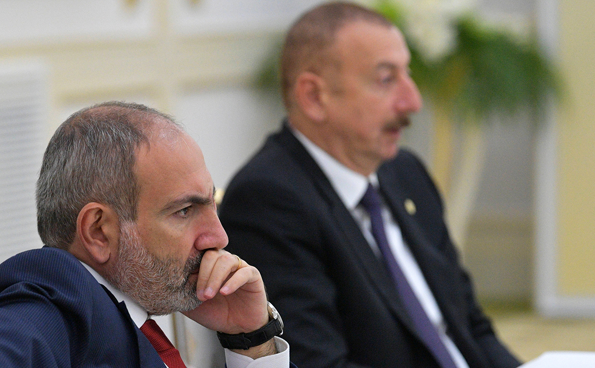 Никол Пашинян и Ильхам Алиев