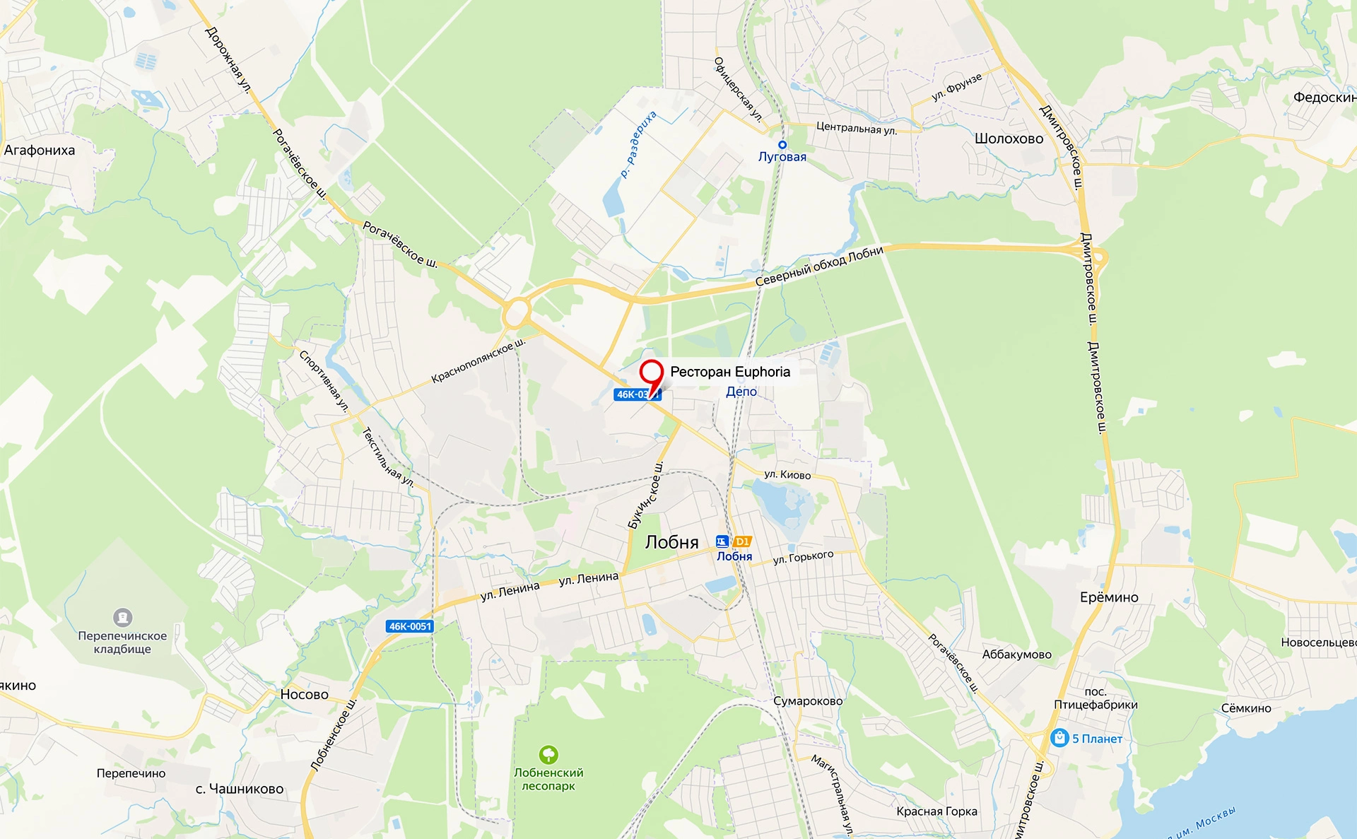 сервис «Яндекс.Карты»